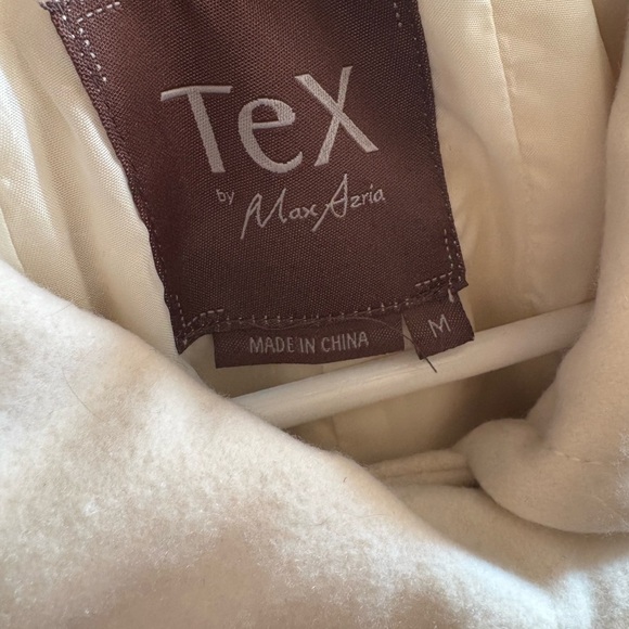 TEX BY MAXAZRIA CREME WOOL COAT/JACKET S/M - Picture 8 of 8